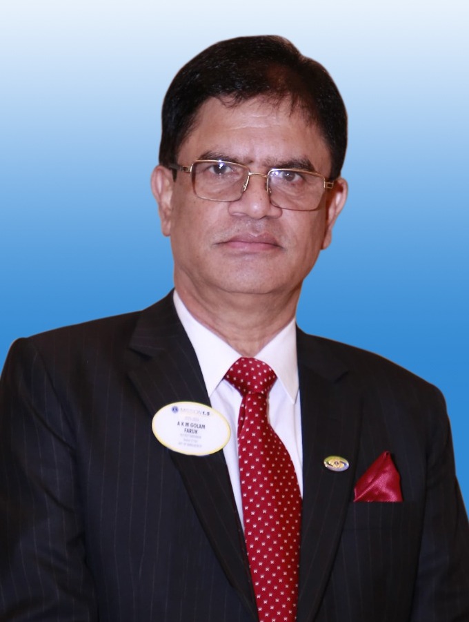 Portrait of Lion DG AKM Golam Faruk